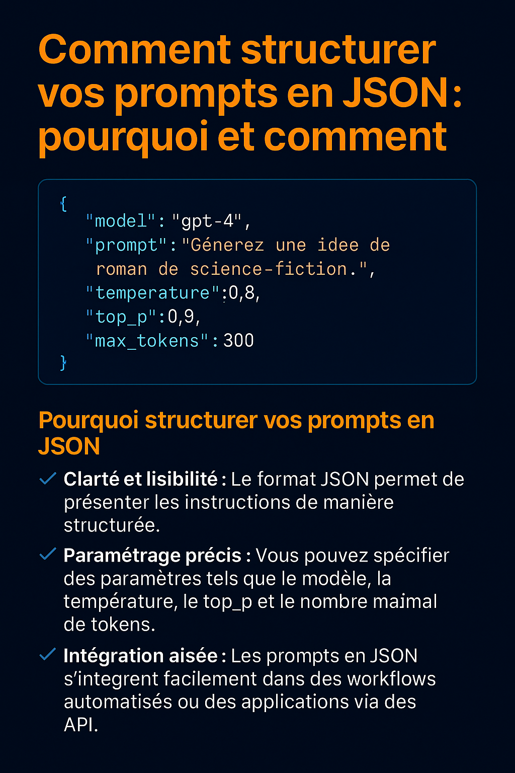 prompting en format JSON